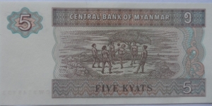 Banknote from Myanmar