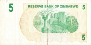 Banknote from Zimbabwe