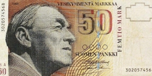 50 Markkaa Banknote