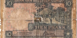 Banknote from Congo