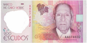 200 Escudos(Polymer Issue 2014) Banknote