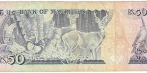 Banknote from Mauritius