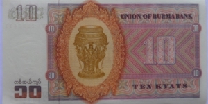 Banknote from Myanmar