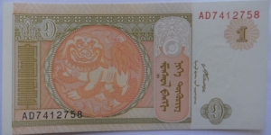 1 Tugrik Banknote