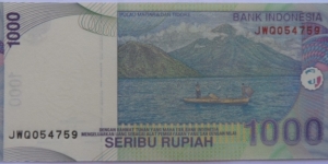 Banknote from Indonesia