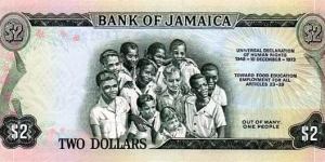 Banknote from Jamaica