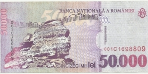 Banknote from Romania