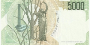 Banknote from Italy