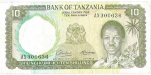 10 Shillings(1966) Banknote