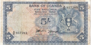 5 Shillings(1966) Banknote