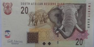 Twenty Rand
G.Marcus Banknote