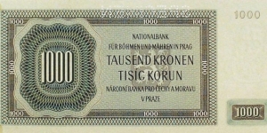 Banknote from Czech Republic