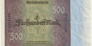 Banknote from Germany