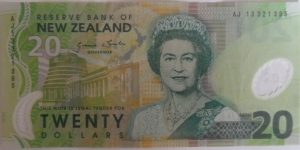 20 Dollars Banknote