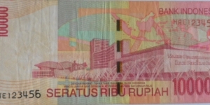 Banknote from Indonesia