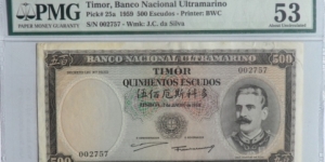 500 Escudos Banknote