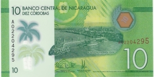 Nicaragua 10 Cordobas 2014 Banknote
