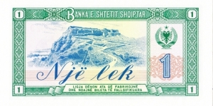 Banknote from Albania