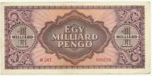 Banknote from Hungary