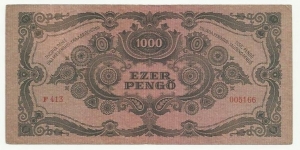 Banknote from Hungary