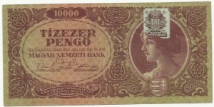 Hungary 10.000 Pengö 1945 Banknote