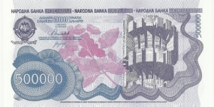 Yugoslavia 500.000 Dinara 1989 Banknote