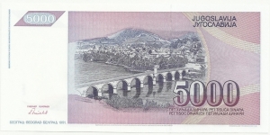 Banknote from Yugoslavia