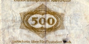 Banknote from Germany