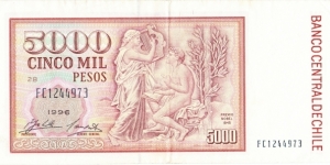 Banknote from Chile