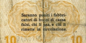 Banknote from Italy