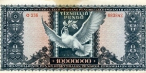 Banknote from Hungary