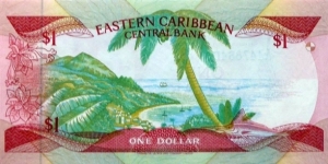 Banknote from East Caribbean St.