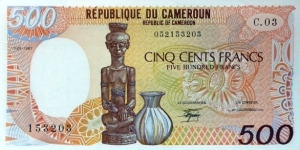 500 Francs Banknote