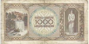 Banknote from Yugoslavia