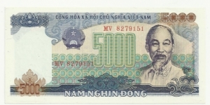 VietNam 5000 Ðồng 1987 Banknote
