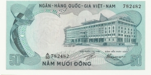 VietNam-South 50 Ðồng ND(1972) Banknote