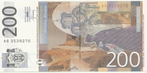 Banknote from Serbia