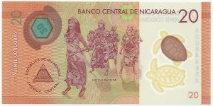 Banknote from Nicaragua