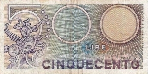 Banknote from Italy
