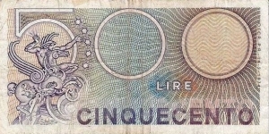 Banknote from Italy