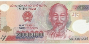 VietNam 200.000 Ðồng ND(2012) plastic Banknote