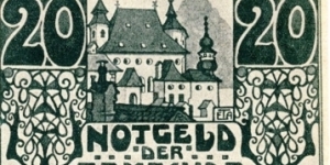 Traunkirchen 20 Heller Notgeld Banknote