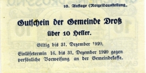 Banknote from Austria