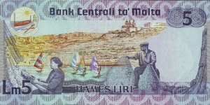 Banknote from Malta