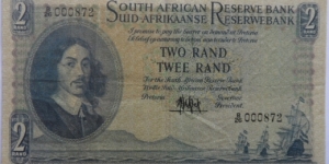 De Kock 2 Rand  Banknote