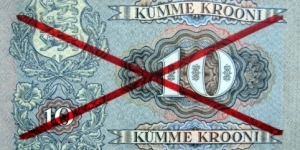 Banknote from Estonia