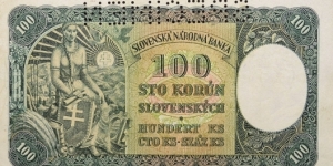 Banknote from Slovakia