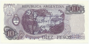 Banknote from Argentina