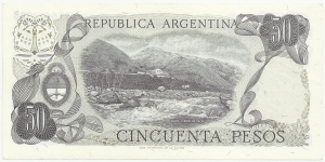 Banknote from Argentina