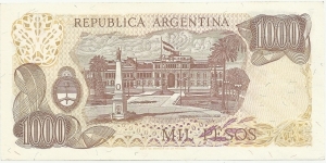 Banknote from Argentina